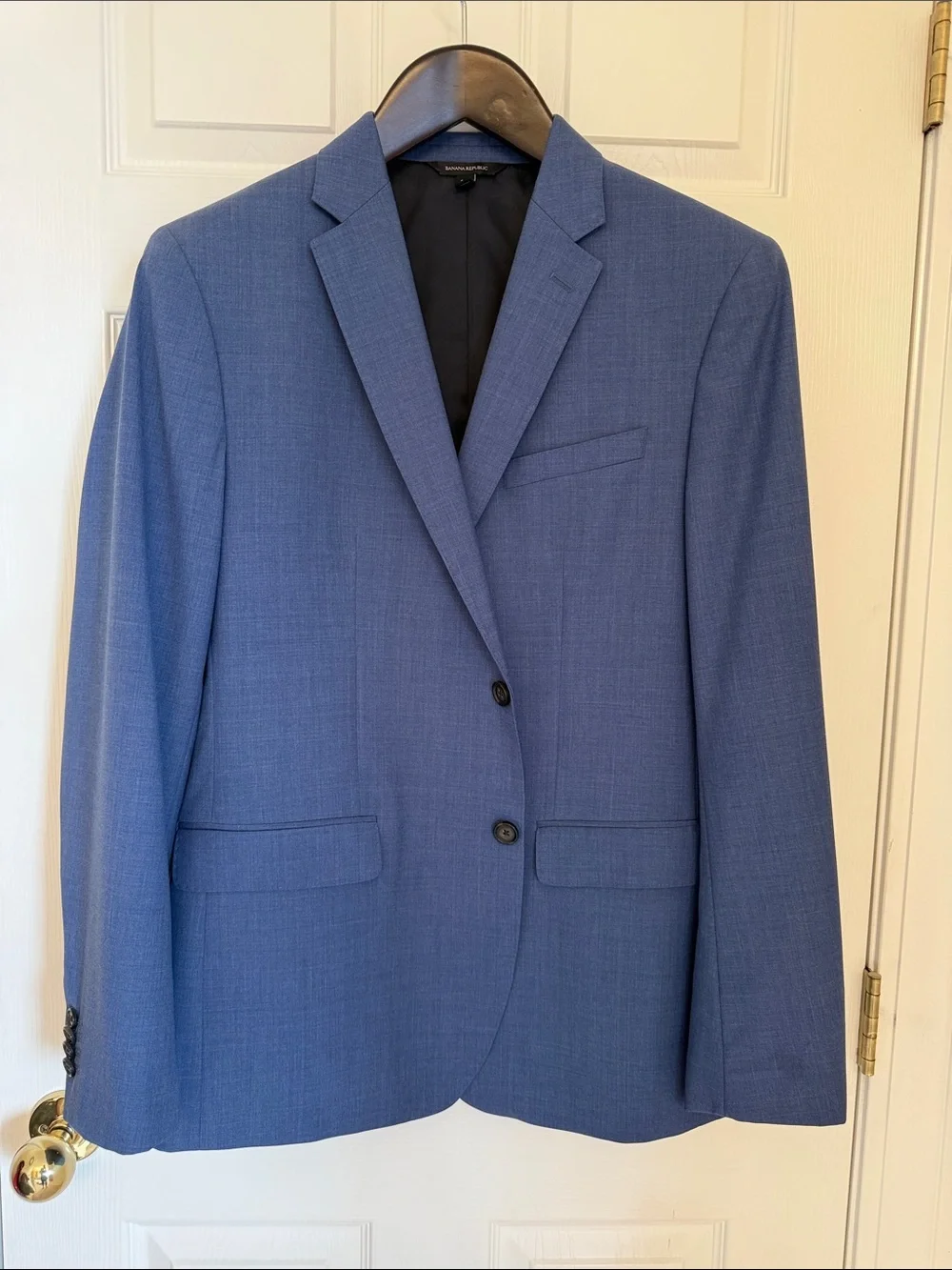 Banana Republic Men's Blue Two-Button Sport Coat